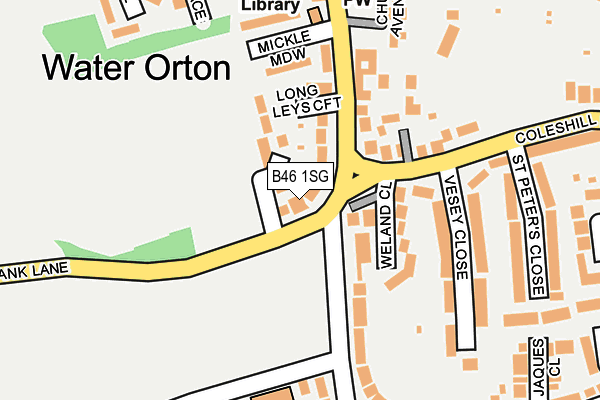 B46 1SG map - OS OpenMap – Local (Ordnance Survey)