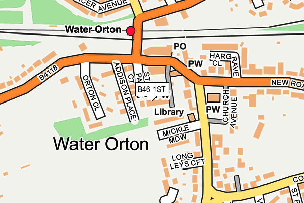 B46 1ST map - OS OpenMap – Local (Ordnance Survey)