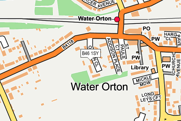 B46 1SY map - OS OpenMap – Local (Ordnance Survey)