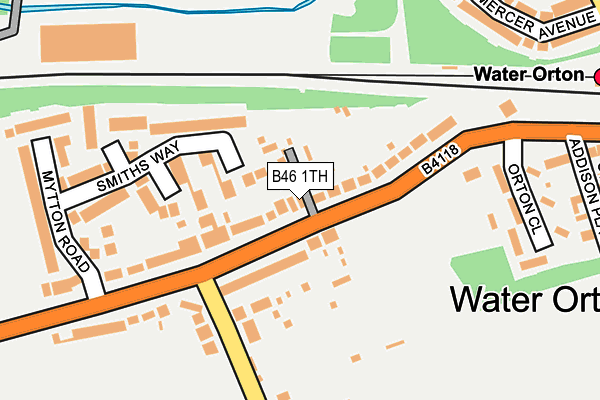 B46 1TH map - OS OpenMap – Local (Ordnance Survey)