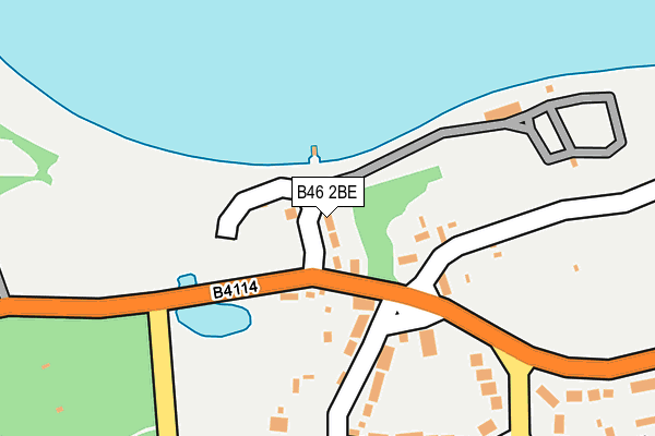 B46 2BE map - OS OpenMap – Local (Ordnance Survey)