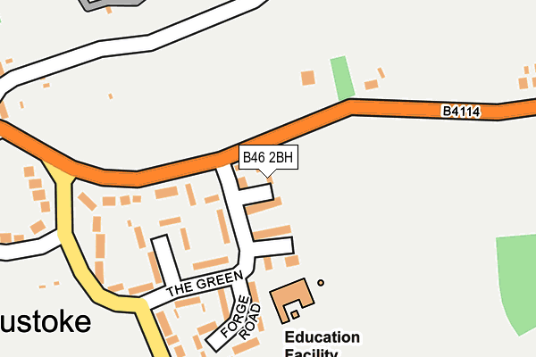 B46 2BH map - OS OpenMap – Local (Ordnance Survey)
