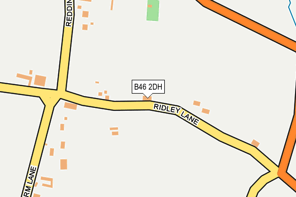 B46 2DH map - OS OpenMap – Local (Ordnance Survey)