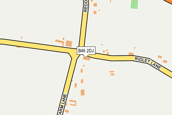 B46 2DJ map - OS OpenMap – Local (Ordnance Survey)