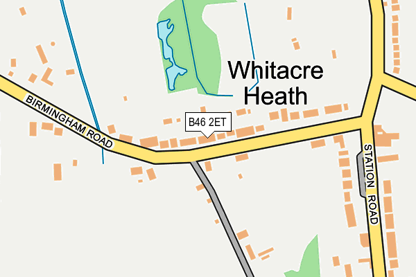 B46 2ET map - OS OpenMap – Local (Ordnance Survey)