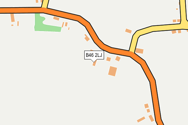 B46 2LJ map - OS OpenMap – Local (Ordnance Survey)