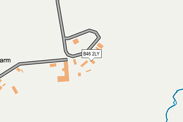 B46 2LY map - OS OpenMap – Local (Ordnance Survey)