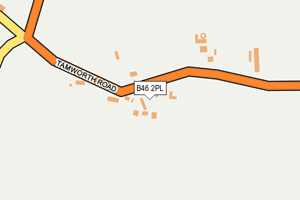 B46 2PL map - OS OpenMap – Local (Ordnance Survey)