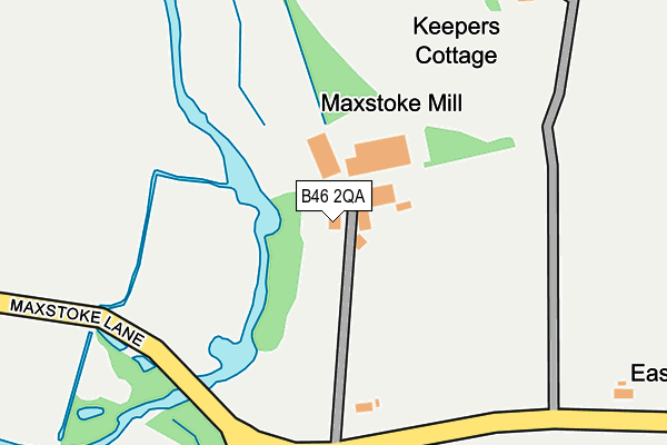 B46 2QA map - OS OpenMap – Local (Ordnance Survey)
