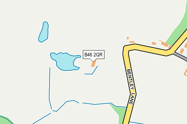 B46 2QR map - OS OpenMap – Local (Ordnance Survey)