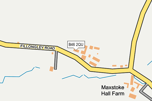 B46 2QU map - OS OpenMap – Local (Ordnance Survey)