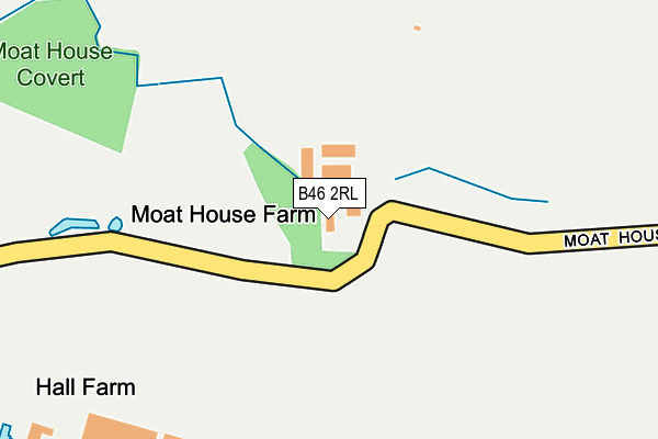 B46 2RL map - OS OpenMap – Local (Ordnance Survey)