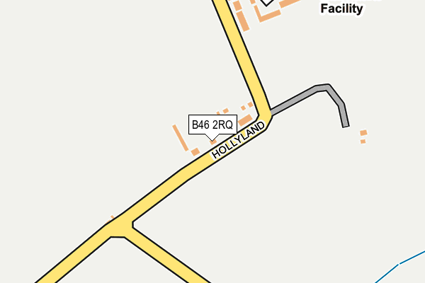 B46 2RQ map - OS OpenMap – Local (Ordnance Survey)