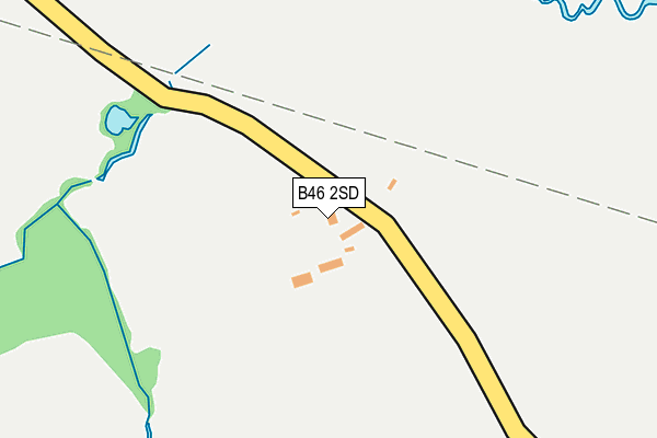 B46 2SD map - OS OpenMap – Local (Ordnance Survey)