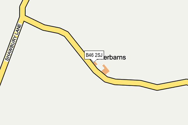 B46 2SJ map - OS OpenMap – Local (Ordnance Survey)