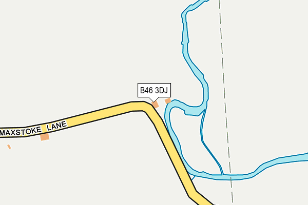 B46 3DJ map - OS OpenMap – Local (Ordnance Survey)