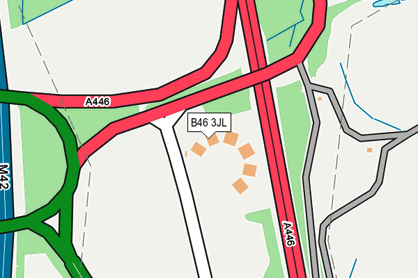 B46 3JL map - OS OpenMap – Local (Ordnance Survey)