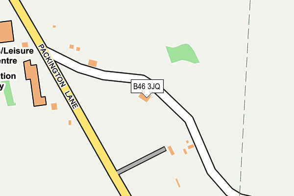 B46 3JQ map - OS OpenMap – Local (Ordnance Survey)