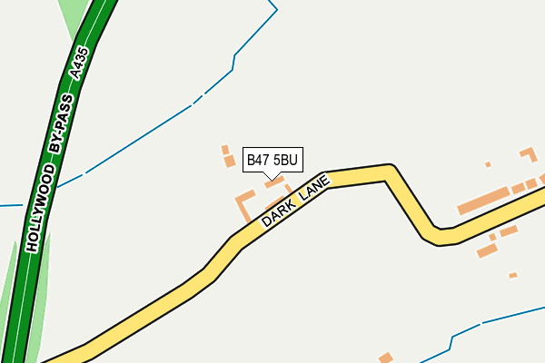 B47 5BU map - OS OpenMap – Local (Ordnance Survey)