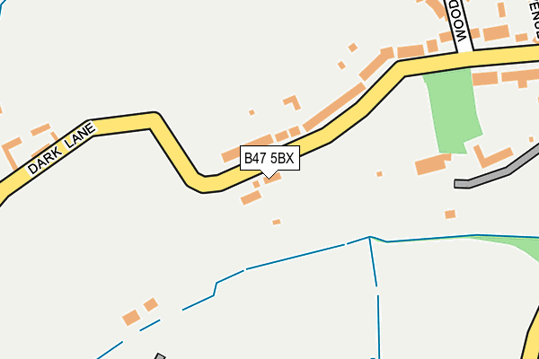 B47 5BX map - OS OpenMap – Local (Ordnance Survey)