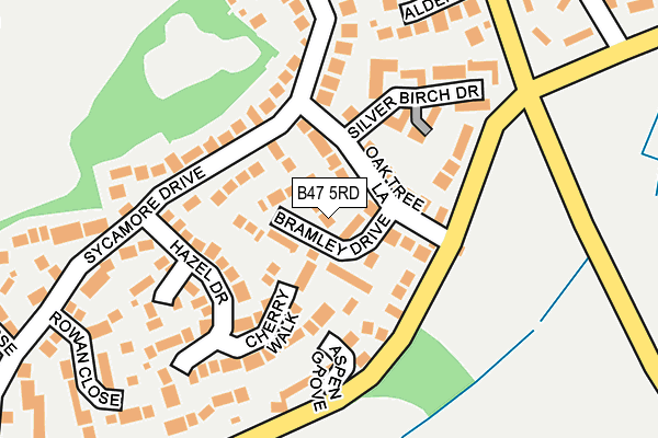 B47 5RD map - OS OpenMap – Local (Ordnance Survey)