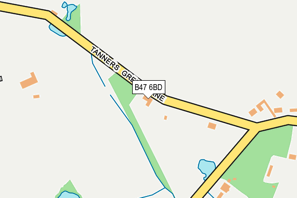 B47 6BD map - OS OpenMap – Local (Ordnance Survey)