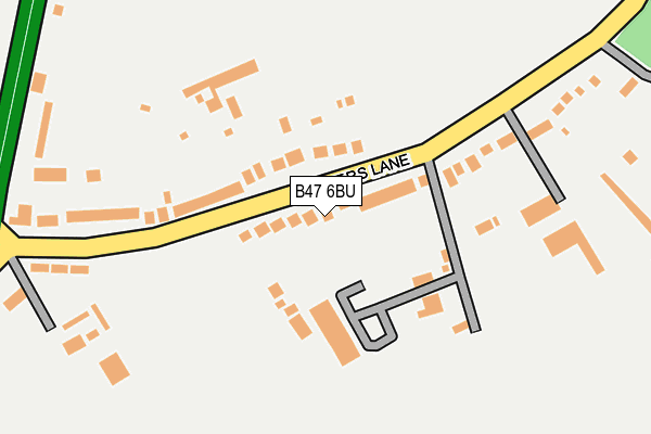B47 6BU map - OS OpenMap – Local (Ordnance Survey)