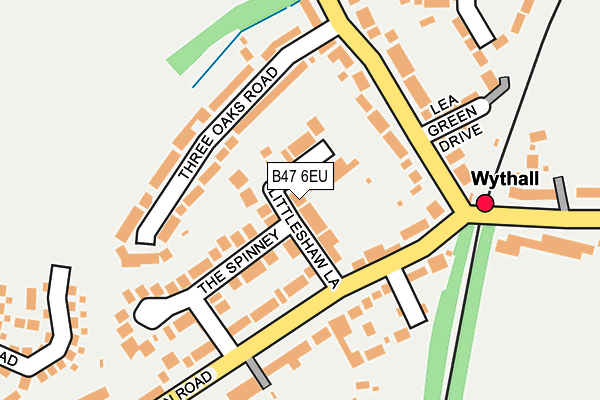 B47 6EU map - OS OpenMap – Local (Ordnance Survey)