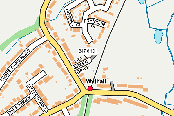 B47 6HD map - OS OpenMap – Local (Ordnance Survey)