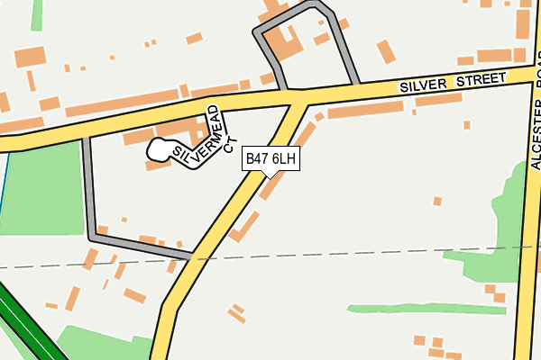 B47 6LH map - OS OpenMap – Local (Ordnance Survey)