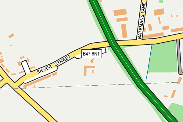 B47 6NT map - OS OpenMap – Local (Ordnance Survey)