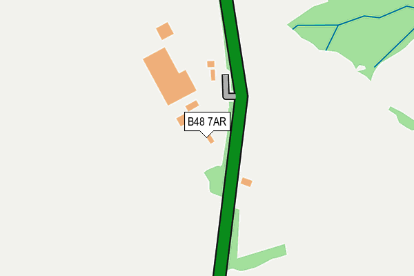 B48 7AR map - OS OpenMap – Local (Ordnance Survey)