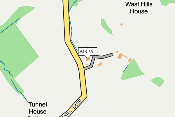 B48 7AT map - OS OpenMap – Local (Ordnance Survey)