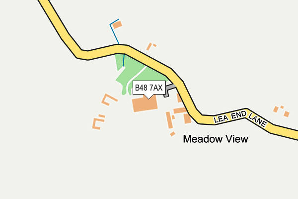 B48 7AX map - OS OpenMap – Local (Ordnance Survey)