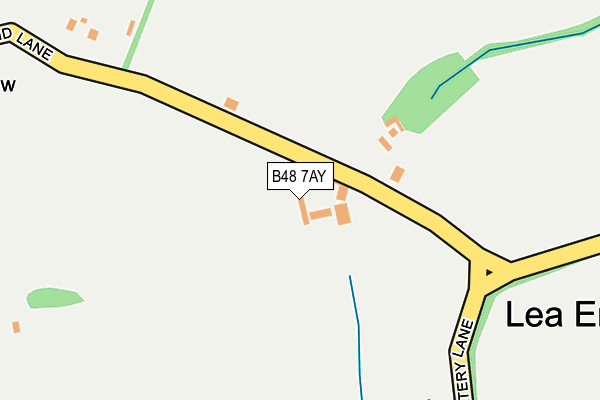 B48 7AY map - OS OpenMap – Local (Ordnance Survey)