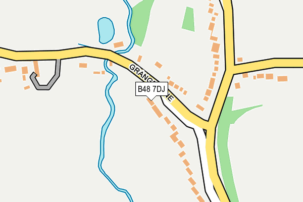 B48 7DJ map - OS OpenMap – Local (Ordnance Survey)