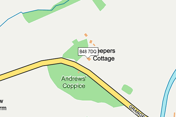 B48 7DQ map - OS OpenMap – Local (Ordnance Survey)