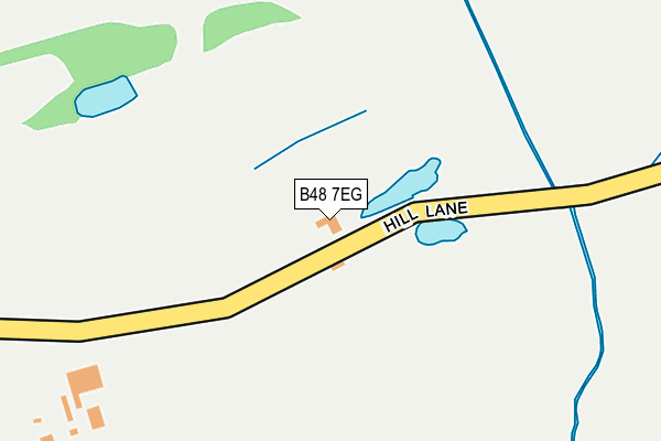 B48 7EG map - OS OpenMap – Local (Ordnance Survey)