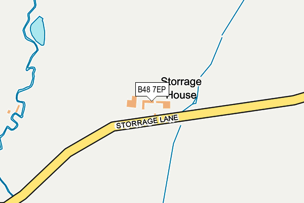 B48 7EP map - OS OpenMap – Local (Ordnance Survey)