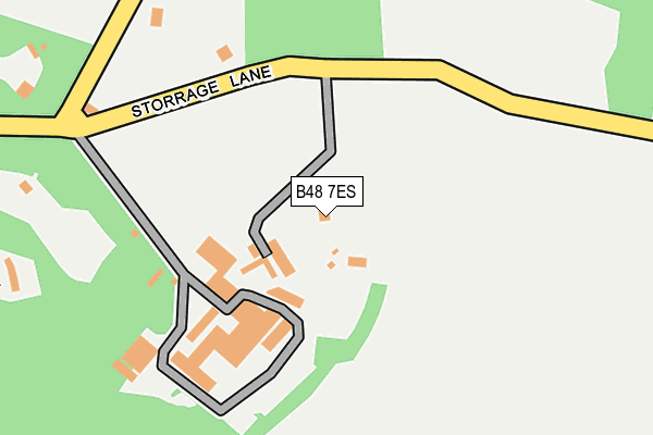 B48 7ES map - OS OpenMap – Local (Ordnance Survey)