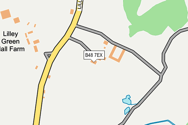 B48 7EX map - OS OpenMap – Local (Ordnance Survey)