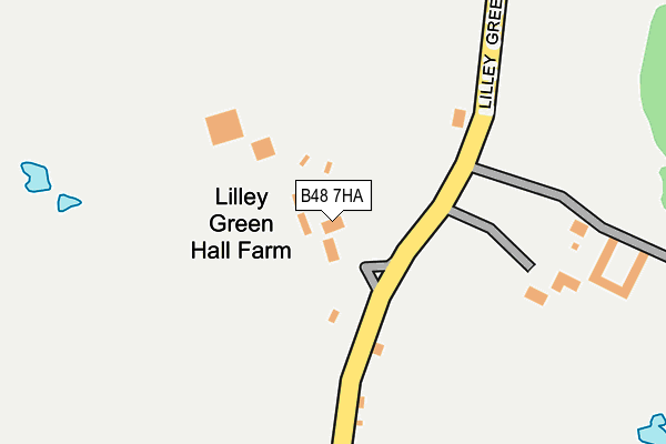 B48 7HA map - OS OpenMap – Local (Ordnance Survey)