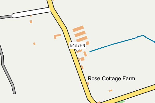 B48 7HN map - OS OpenMap – Local (Ordnance Survey)