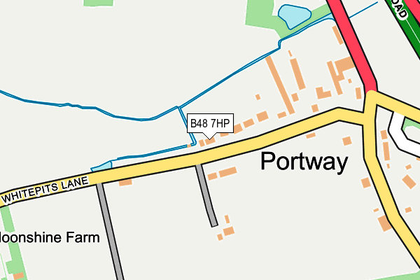 B48 7HP map - OS OpenMap – Local (Ordnance Survey)