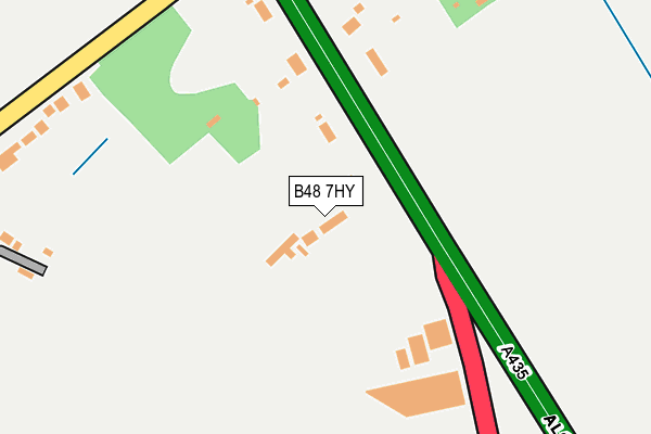 B48 7HY map - OS OpenMap – Local (Ordnance Survey)