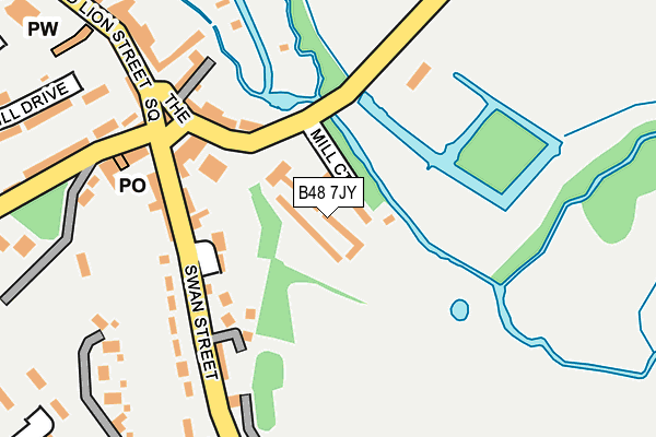 B48 7JY map - OS OpenMap – Local (Ordnance Survey)