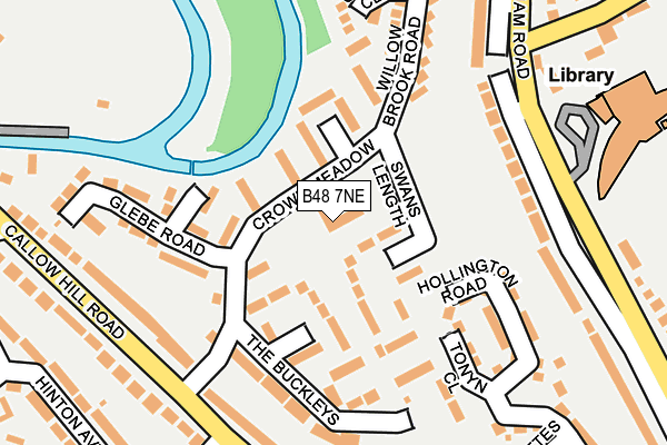 B48 7NE map - OS OpenMap – Local (Ordnance Survey)