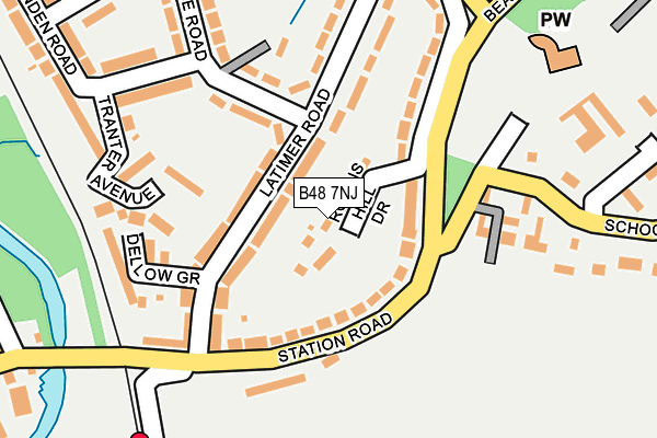B48 7NJ map - OS OpenMap – Local (Ordnance Survey)