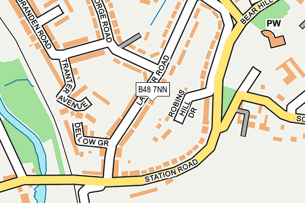 B48 7NN map - OS OpenMap – Local (Ordnance Survey)