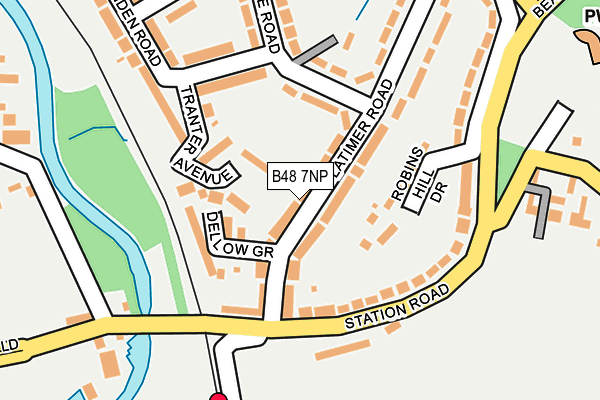 B48 7NP map - OS OpenMap – Local (Ordnance Survey)